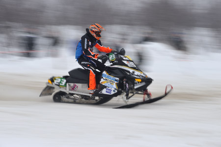 Kautocross - Schneemobilrennen in Kautokeino