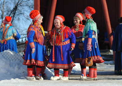 Samifrauen in Kautokeino