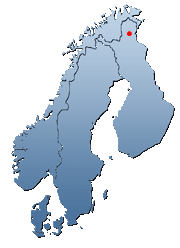 Landkarte Norwegen - Kautokeino