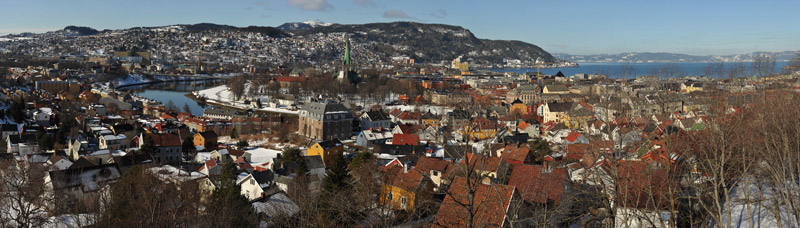 Trondheim - Blick von der Festung Kristiansten