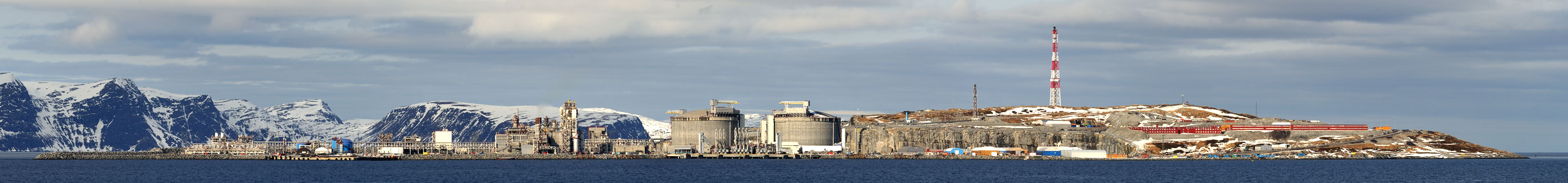 LNG gasterminal Melk�ya, Hammerfest, Norway