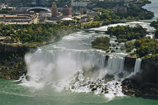 American Falls und Bridal Veil Falls