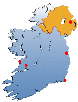 Landkarte Irland - Ennis
