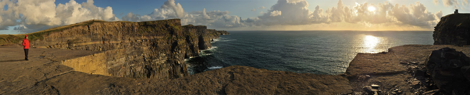 Panorama - Cliffs of Noher - Irland
